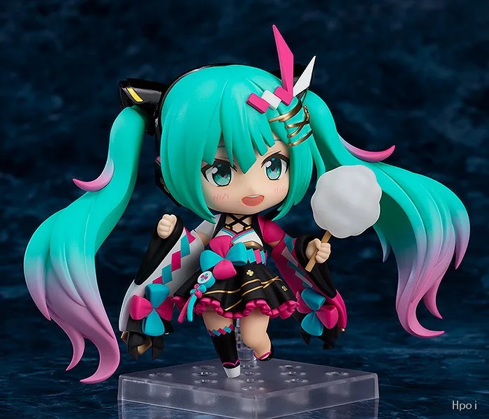 黏土人 初音未来 魔法未来2020 夏祭版：祭典的烟火气，全在吐舌头的表情里